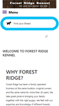 Mobile Screenshot of forestridgekennels.com